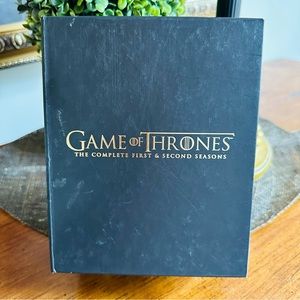 💚 GAME OF THRONES THE COMPLETE FIRST & SECOND SEASON  🎥 🍿 10 DISCS 📀📀📀